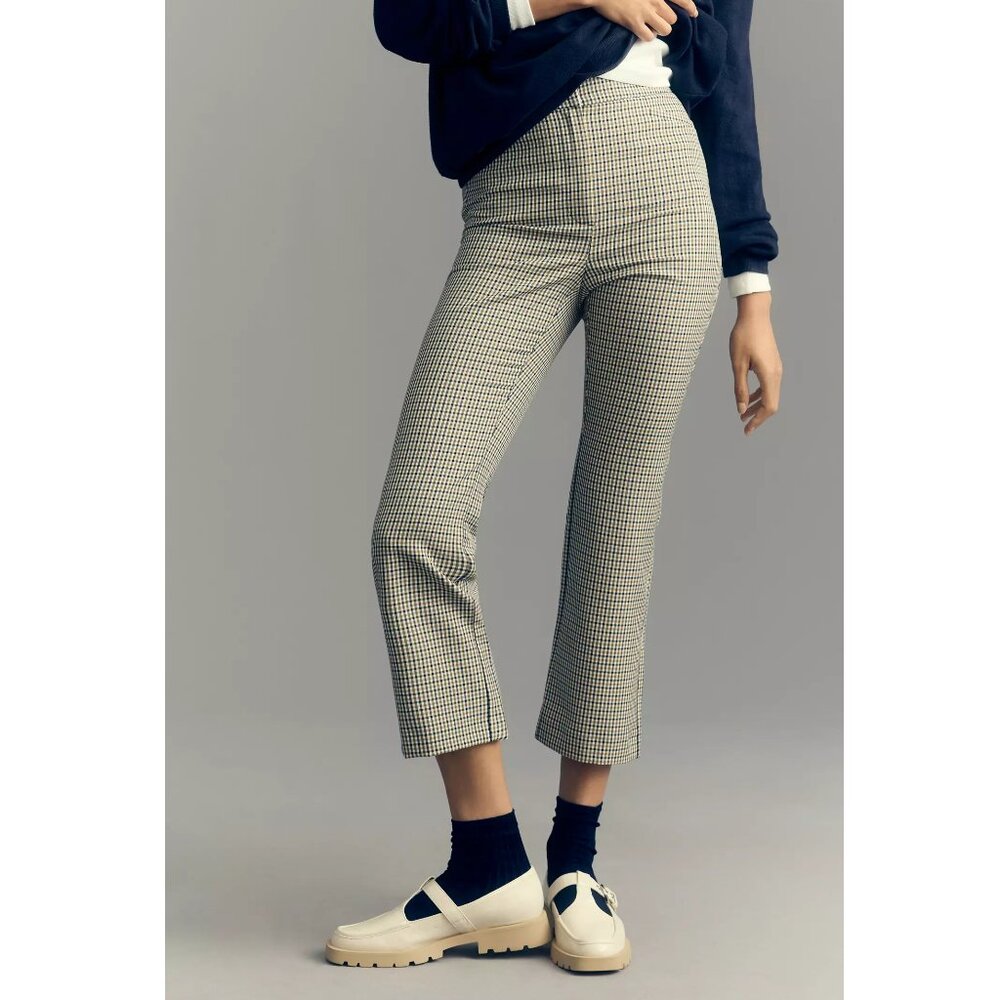 Anthropologie Maeve Plaid Crop Pants - Size 0
